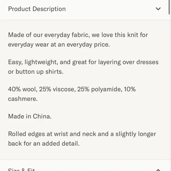 Jenni Kayne Everyday Sweater, Dark Camel - Picture 2 of 6